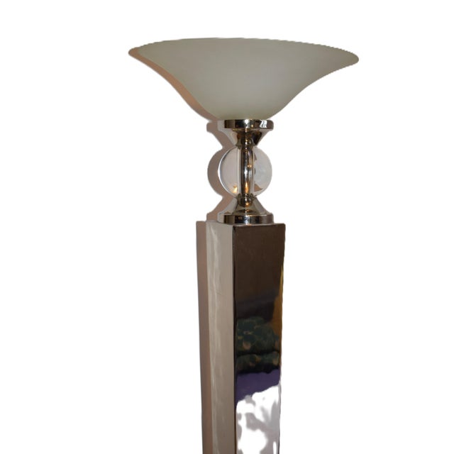 Floor Lamp by Jean Claude Laville for J.T. Kalmar For Sale - Image 5 of 9