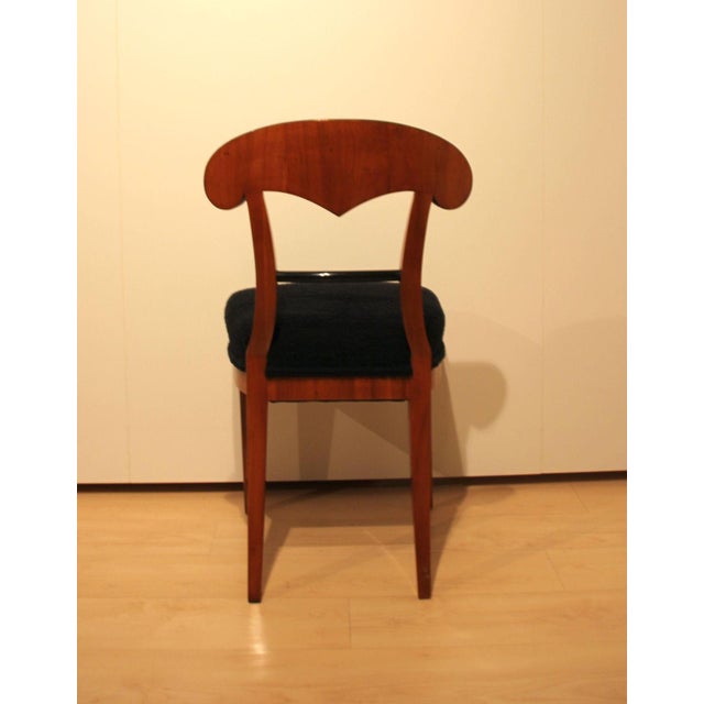 Biedermeier Cherry Veneer Shovel Chair, South Germany, 1820s For Sale - Image 9 of 15