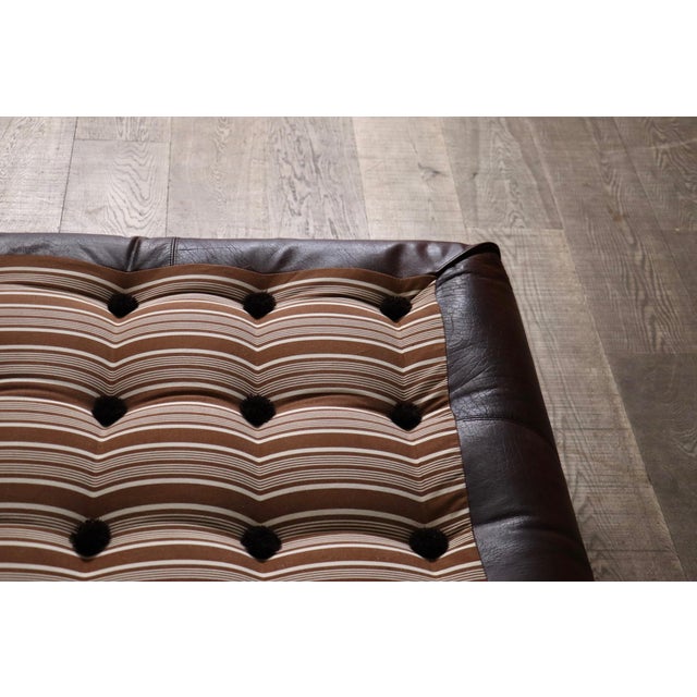 Brown Le Bambole Bed in Buffalo Leather by Mario Bellini for B&B Italia, 1970s For Sale - Image 8 of 14