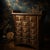1910s Antique Wooden Apothecary Tabletop Chest - 14-Drawer Desktop Cabinet For Sale - Image 5 of 6