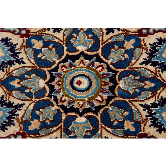 Mid 20th Century Mid-20th Century Persian Nain Rug For Sale - Image 5 of 13
