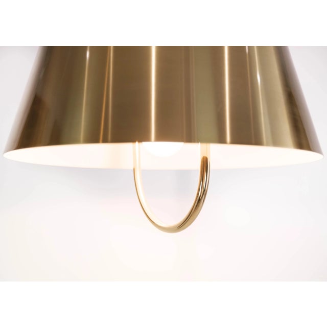 Gold Model Hercules Pendant Lamp by City Jo Hammerborg for Fog and Mørup, 1960s For Sale - Image 8 of 12
