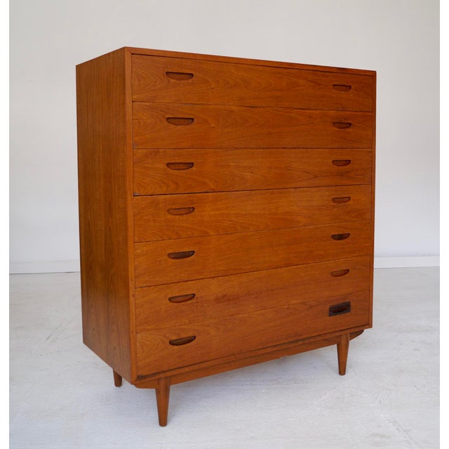 Danish Modern Teak Highboy Dresser Chairish