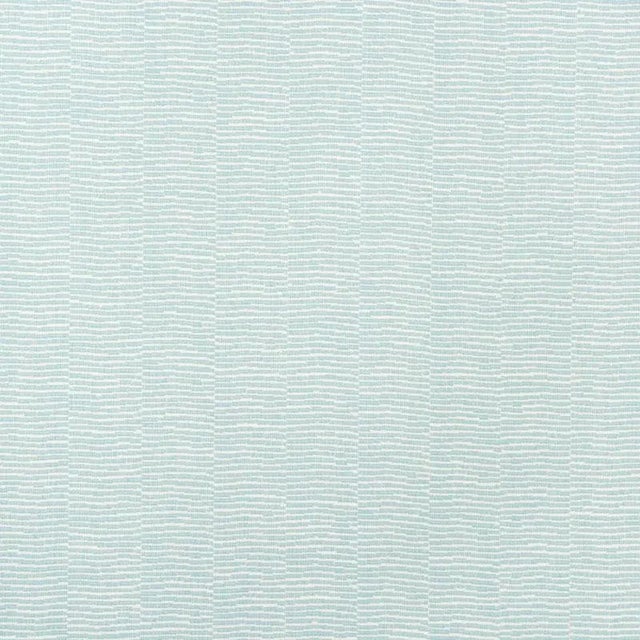 Sample - Schumacher Promenade Indoor & Outdoor Fabric in Aqua For Sale