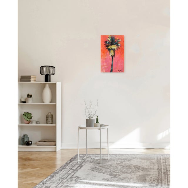 Textile "Xanadu Coral" Original Artwork by Kathleen Keifer For Sale - Image 7 of 9