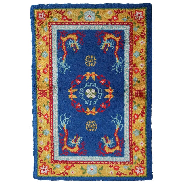 1960s Vintage French Savonnerie Rug For Sale - Image 13 of 13