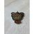Copper Vintage Stone Brooch With Amber For Sale - Image 8 of 12