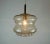 Mid-Century Pendant Light Bubble in Amber Glass and Brass, 1960s For Sale - Image 5 of 11