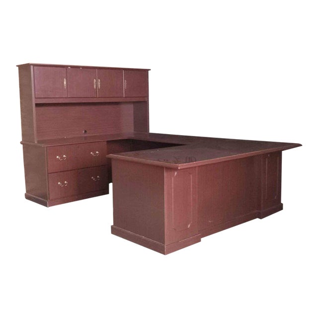 Kimball International Executive Office Desk Set For Sale