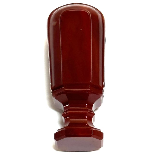 Large French Napoleon III Carnelian Desk Seal With Blank Matrix For Sale - Image 9 of 12