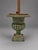 Hollywood Regency Pair of Mid-Century Painted Iron & Tole Palm Tree Candlesticks For Sale - Image 3 of 10