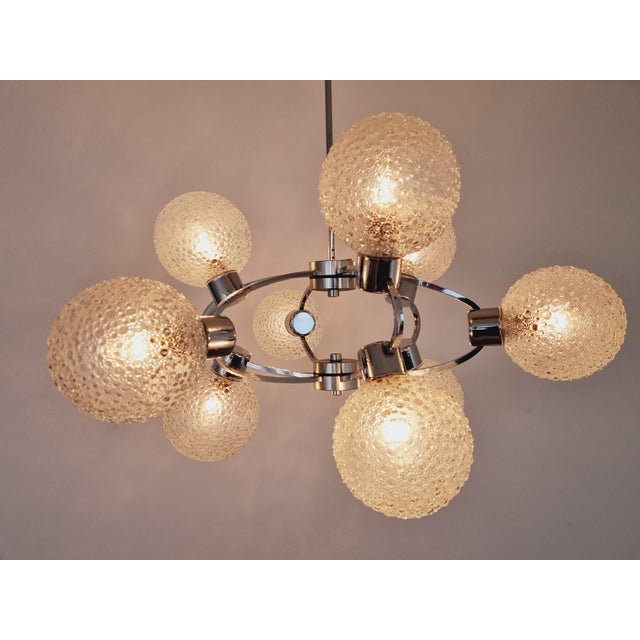 - very nice style of lighting - rare type - 9-flames - marked - very representative. Up to 250V (Europe/UK Standard).The...