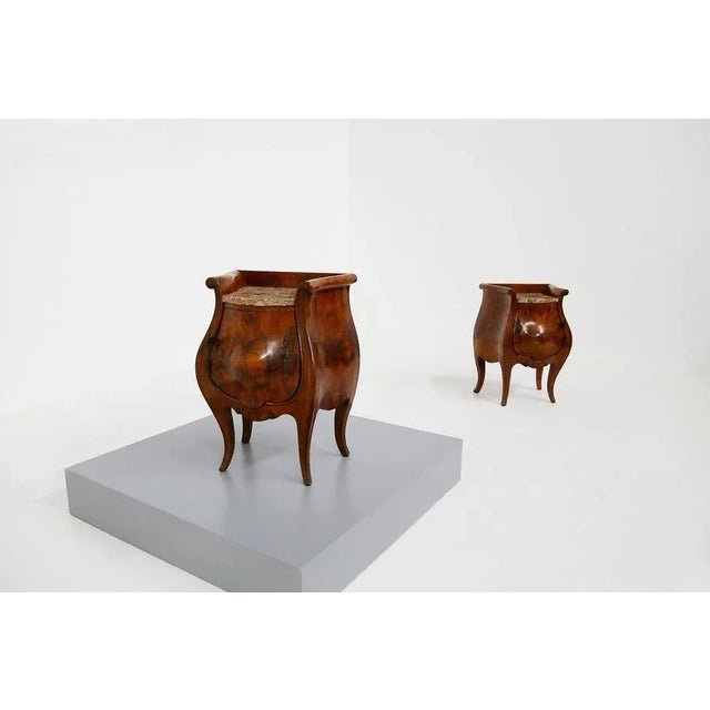 Antique bedside tables in Italian neoclassical style from the early 1900s. The bedside tables are in perfect condition....