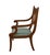 Traditional Vintage Armchair with Rattan Back For Sale - Image 3 of 10