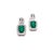 2010s Natural Emerald Diamond Stud Earrings 14k Gold 2.74 TCW Certified For Sale - Image 5 of 12
