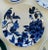 Blue Olive and Navy Blue Chinoiserie Flowers and Borders Wall Plate Curation-Set of 9 For Sale - Image 8 of 13