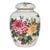 Famille Rose Porcelain Covered Jar With Chrysanthemum & Butterfly Motif For Sale