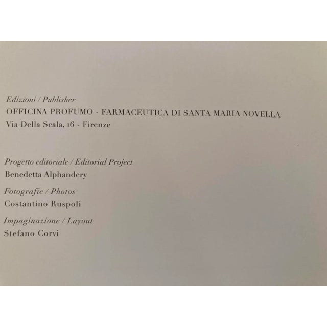 Brown Officina Profumo Farmaceutica Di Santa Maria Novella Hardcover Photography Book For Sale - Image 8 of 13