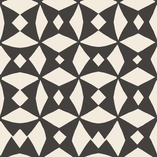 Sample - Geocache Wallpaper by Susan Hable in Off White / Black For Sale