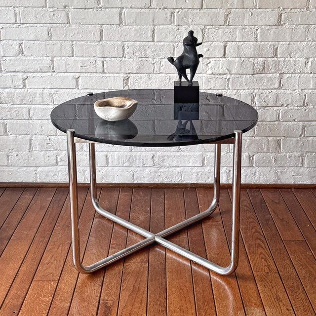 Mies van der Rohe MR Side Table by Knoll For Sale In Chicago - Image 6 of 7
