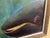 Original Oil Painting Whale Art Signed Diane McGrath 32 X 26 Framed Marine Life For Sale - Image 9 of 11