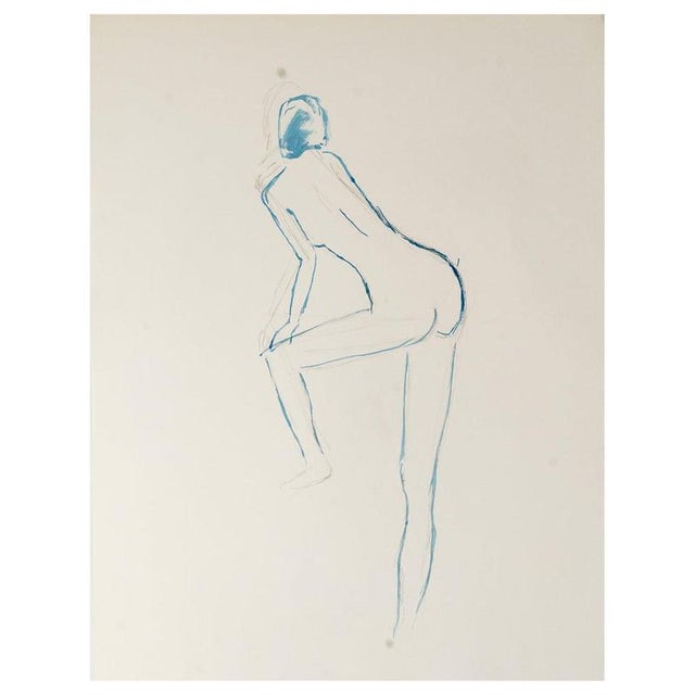 Nude Woman, 20th Century, Pencil on Paper For Sale - Image 6 of 6