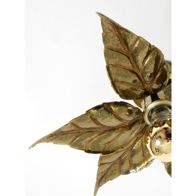 Brass Flush Mount Lamp by Willy Daro, 1970s For Sale - Image 14 of 18