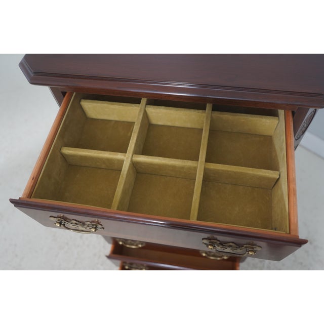 1980s Ethan Allen Cherry 7 Drawer Lingerie Chest Semainier For Sale - Image 5 of 14