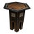 1960s Moroccan Side Table Marquetry With Abalone Inlay For Sale