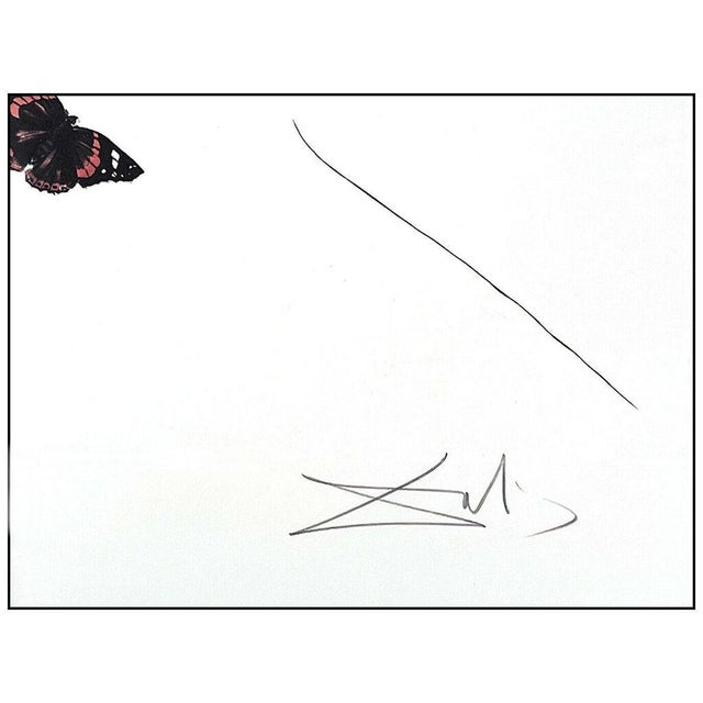 Transitional 1970s Surrealist Portrait of Dali, Salvador Dalí For Sale - Image 3 of 5