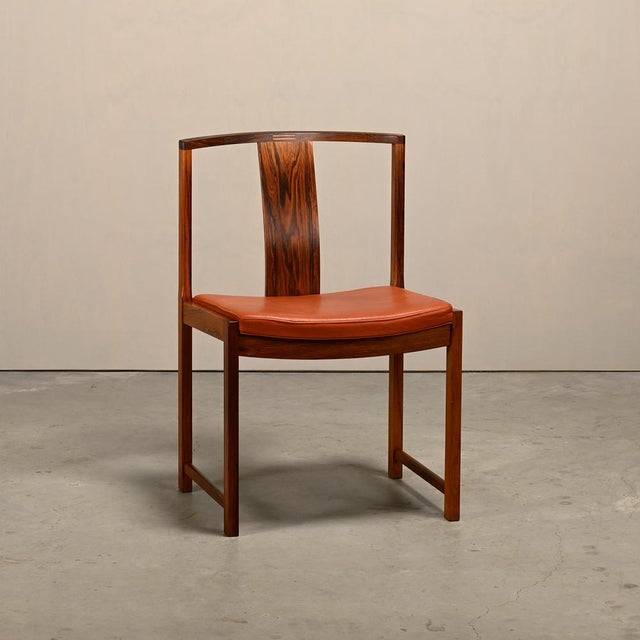 1960s Scandinavian Modern Dining Chairs by Steen Eiler Rasmussen for Søborg Møbelfabrik, 1960s, Set of 4 For Sale - Image 5 of 18