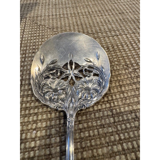 RARE Vintage 1906 ROGERS Bros Genoble Pierced Tomato Server 7 1/2" in great vintage condition. Some scratches, scuffs, no...