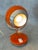 Metal Space Age Orange Eyeball Desk Lamp, Europe, 1970s For Sale - Image 7 of 11