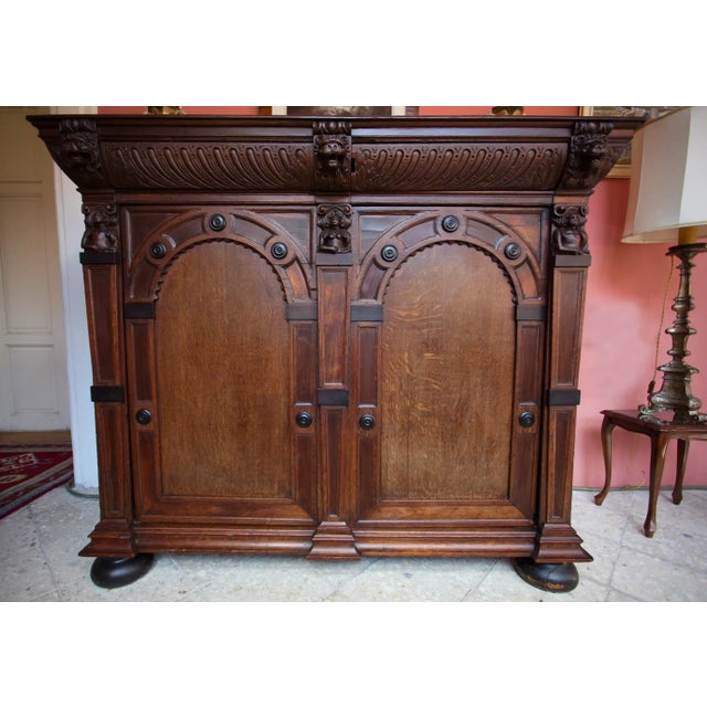 17th Century Renaissance Oak Chest of Drawers For Sale - Image 11 of 12