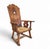 Monastery High Back Rush Seat Armchair, 1950s For Sale - Image 16 of 16
