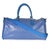 Goyard Blue Goyardine Canvas Croisière Boston 50 For Sale - Image 4 of 8