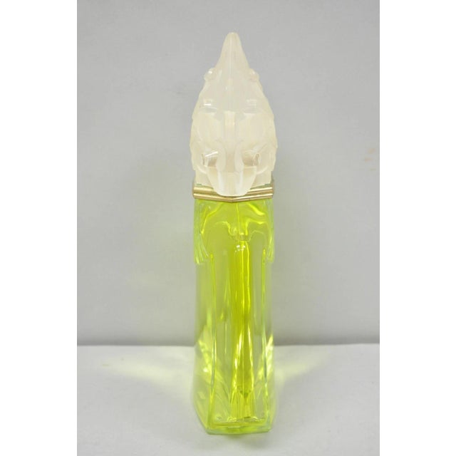 Transparent Vintage 14" Carolina Herrera Flore Eau De Parfum Dummy Display Perfume Bottle For Sale - Image 8 of 14