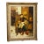 19th Century Oil on Canvas Painting, Children Playing in Winter, Alsace, France For Sale