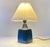 Modern Danish Stoneware Table Lamp in Blue Glazes by Jytte Trebbien, 1960s For Sale - Image 10 of 10