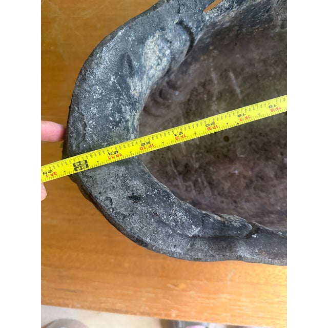 Victorian 19th Century French Victorian Era Cast Iron Footed Jardinere Planter For Sale - Image 3 of 5