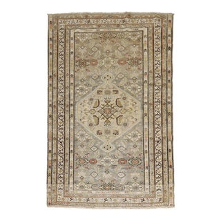 Persian Malayer Medallion Earth Color Rug no. j5234 For Sale