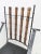 Modern Iron & Oak Faux Bamboo Desk Chair For Sale - Image 3 of 6