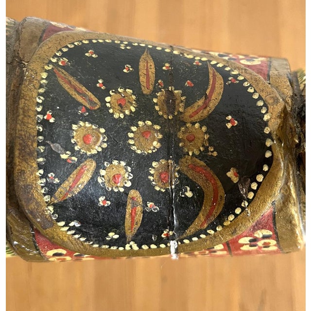 Hand-Painted Wooden Horse For Sale - Image 14 of 16