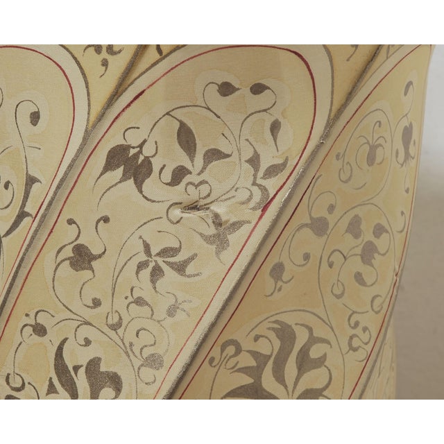 Pair of Fortuny Silk Cesendello Wall Sconces by Venetia Studium For Sale - Image 16 of 18