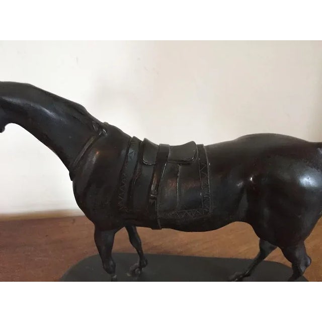 19th Century French Bronze Race Horse Gladiateur For Sale - Image 4 of 11