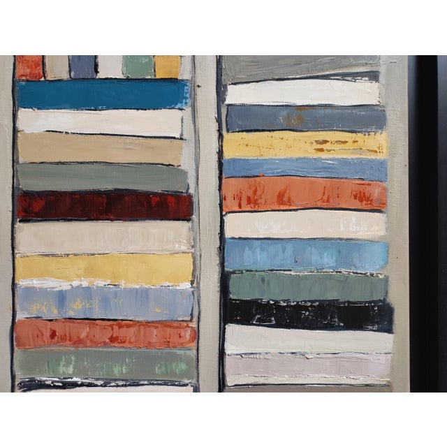 2020s Between the Lines, Abstract Library, Contemporary, Framed by Sophie Dumont For Sale - Image 5 of 7