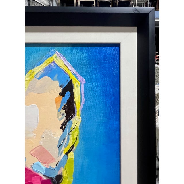 W Biaggi French Bulldog Painting. Large and Colorful. For Sale - Image 10 of 10
