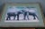 Mid Century Framed & Matte Photograph by Bob Wallace - Elephants Meet For Sale - Image 10 of 12