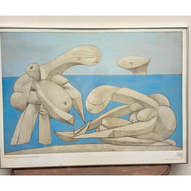 Late 20th Century Art Print of Pablo Picasso's 1937 Work La Baignade On the Beach For Sale - Image 5 of 12