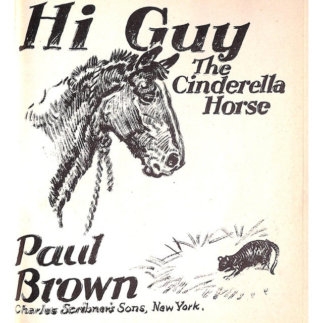 Original 1944 Pencil Drawing From Hi, Guy! The Cinderella Horse by Paul Brown 43 For Sale - Image 4 of 6